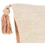 Sherry Lumbar Pillow, Natural-High Fashion Home