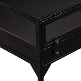 Shadow Box End Table, Black