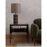 Shadow Box End Table, Black