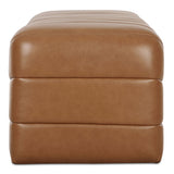 Verity Leather Bench, Tan