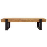 Burke Coffee Table, Natural-Furniture - Accent Tables-High Fashion Home