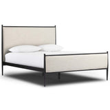 Xander Bed, Savoy Parchment-Furniture - Bedroom-High Fashion Home