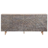 Zambia 4 Door Sideboard-Furniture - Storage-High Fashion Home