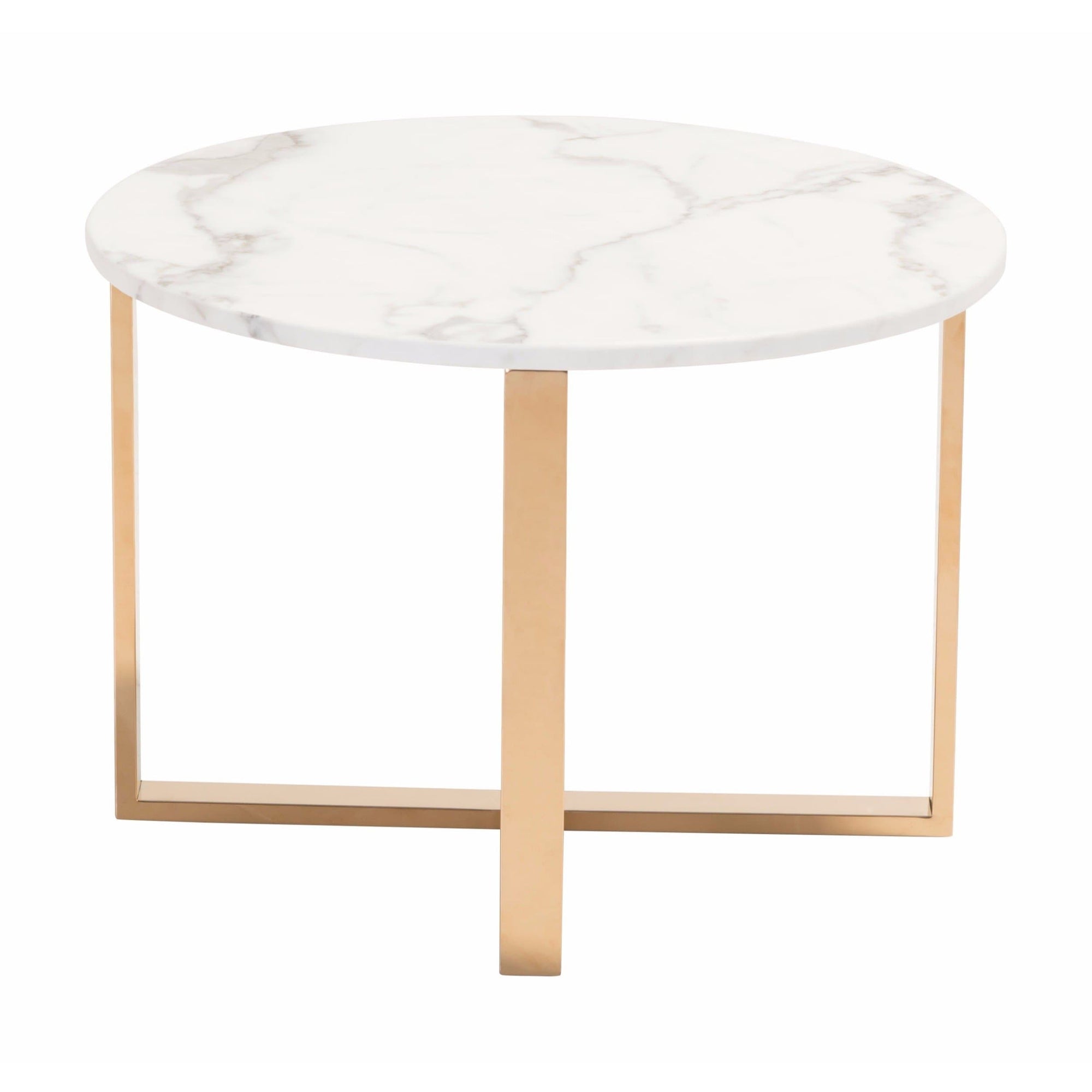 Globe End Table, Gold – High Fashion Home