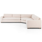 Boone Large Sectional, Thames Cream-Furniture - Sofas-High Fashion Home