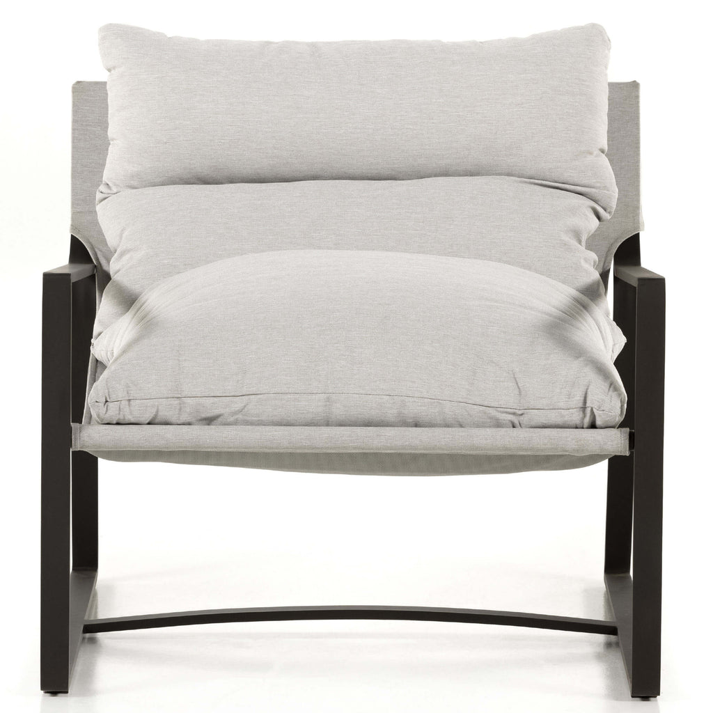 Avon Outdoor Sling Chair, Stone Grey – High Fashion Home