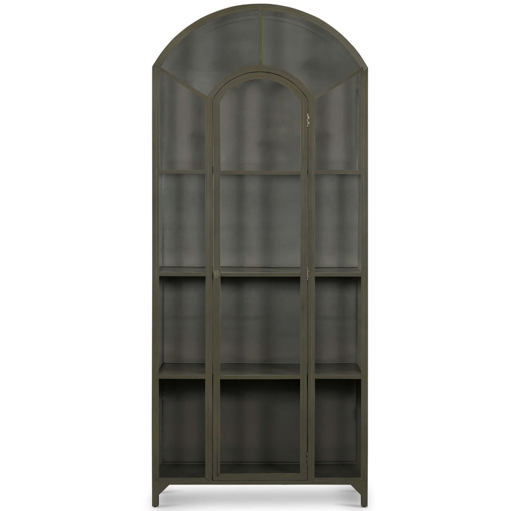 Belmont Metal Cabinet, Gunmetal – High Fashion Home