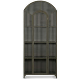 Belmont Metal Cabinet, Gunmetal-Furniture - Storage-High Fashion Home