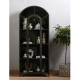 Belmont Metal Cabinet, Gunmetal-Furniture - Storage-High Fashion Home