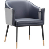 Carter Chair, Napa Thunder - Modern Furniture - Accent Chairs - High Fashion Home