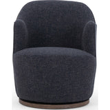 Aurora Swivel Chair, Thames Slate-Furniture - Chairs-High Fashion Home