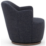 Aurora Swivel Chair, Thames Slate-Furniture - Chairs-High Fashion Home