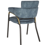 Sharqui Dining Armchair, Nono Petrol, Set of 2-Furniture - Dining-High Fashion Home