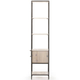 Trey Bookshelf, Dove Poplar-Furniture - Storage-High Fashion Home