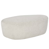 Soraya Ottoman, Dove Cream-Furniture - Chairs-High Fashion Home