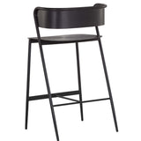 Keane Counter Stool, Gunmetal-Furniture - Dining-High Fashion Home