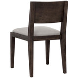 Francis Dining Chair, Linoso Light Grey/Dark Brown, Set of 2-Furniture - Dining-High Fashion Home