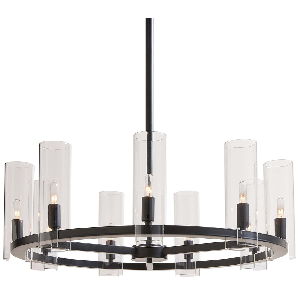 Clarabelle Small Chandelier, Black