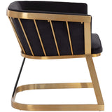 Caila Lounge Chair, Abbington Black-Furniture - Chairs-High Fashion Home