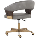 Leonce Office Chair, Bravo Metal-Furniture - Office-High Fashion Home