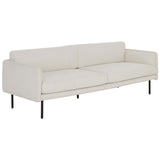 Luella Sofa, Mina Ivory-Furniture - Sofas-High Fashion Home