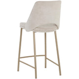 Radella Counter Stool, Bergen Taupe-Furniture - Dining-High Fashion Home