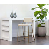 Makena Counter Stool, Monument Oatmeal-Furniture - Dining-High Fashion Home