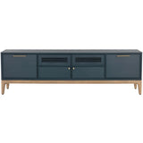 Rivero Media Console, Teal-Furniture - Storage-High Fashion Home