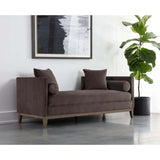 Vittoria Bench, Romo Ash-Furniture - Benches-High Fashion Home