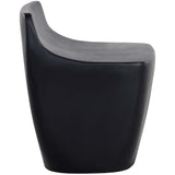 Ledger Stool, Black-Furniture - Chairs-High Fashion Home