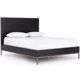 Trey Bed, Black Poplar-Furniture - Bedroom-High Fashion Home