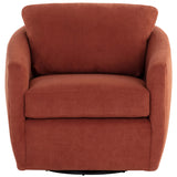 Irina Swivel Chair, Treasure Russet-Furniture - Chairs-High Fashion Home