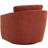 Irina Swivel Chair, Treasure Russet-Furniture - Chairs-High Fashion Home