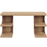 Catrine Desk, Rustic Oak-Furniture - Office-High Fashion Home