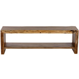 Ridge Bench, Natural-Furniture - Benches-High Fashion Home