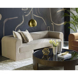 Ionic Sofa, Meg Taupe-Furniture - Sofas-High Fashion Home