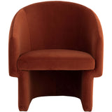 Lauryn Chair, Meg Rust-Furniture - Chairs-High Fashion Home