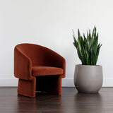 Lauryn Chair, Meg Rust-Furniture - Chairs-High Fashion Home