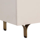 Celine Large Nightstand, Cream-Furniture - Bedroom-High Fashion Home