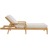 Noelle Outdoor Lounger, Palazzo Cream/Natural-Furniture - Chairs-High Fashion Home