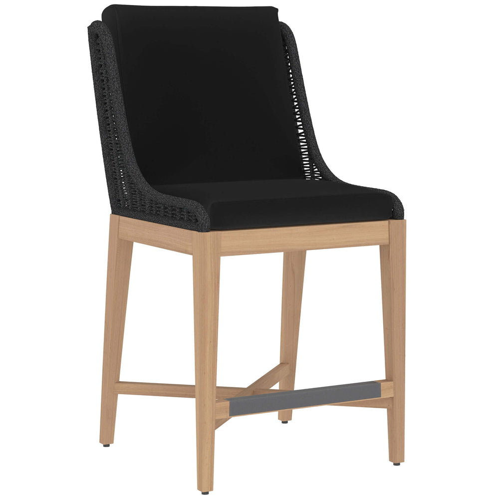 Sorrento Counter Stool, Arashi Black-Furniture - Dining-High Fashion Home