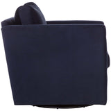 Georgie Swivel Chair, Abbington Navy-Furniture - Chairs-High Fashion Home