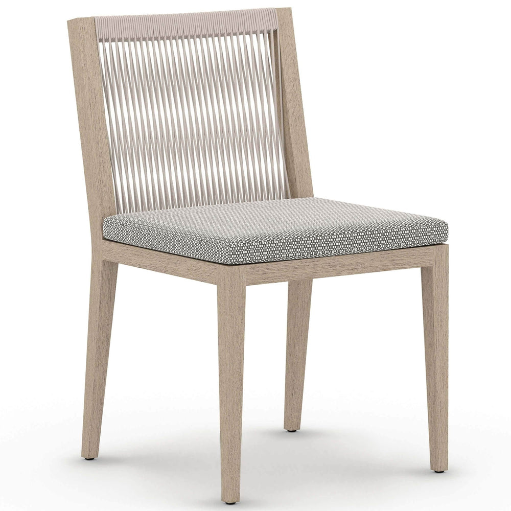 Sherwood Outdoor Dining Chair, Faye Ash/Washed Brown-Furniture - Dining-High Fashion Home