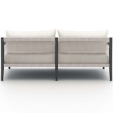 Sherwood 63" Outdoor Sofa, Natural Ivory/Bronze-Furniture - Sofas-High Fashion Home