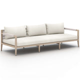 Sherwood 93" Outdoor Sofa, Natural Ivory/Washed Brown-Furniture - Sofas-High Fashion Home