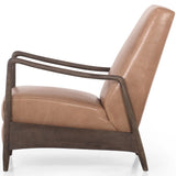 Braden Leather Recliner, Dakota Warm Taupe