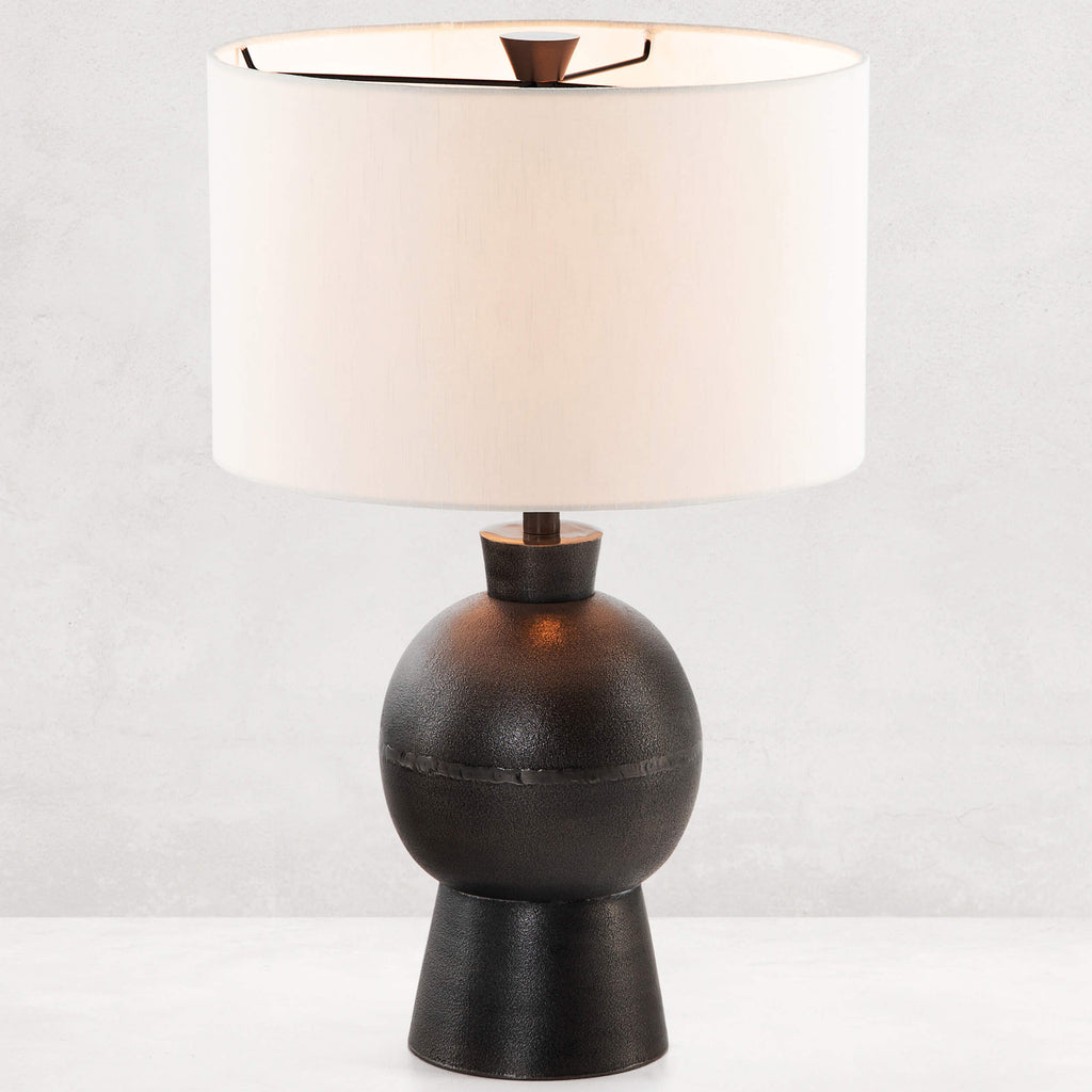 Kelita Table Lamp, Textured Black – High Fashion Home