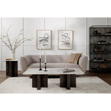 Terrell Coffee Table, Raw Black-Furniture - Accent Tables-High Fashion Home