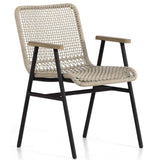 Avera Outdoor Dining Chair, Bronze-Furniture - Dining-High Fashion Home