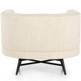 Carmela Swivel Chair, Irving Taupe-Furniture - Chairs-High Fashion Home